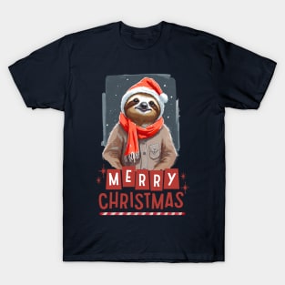 Sloth Christmas T-Shirt